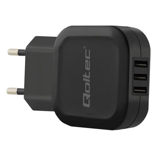 Qoltec 50191 chargeur d'appareils mobiles Universel Noir Secteur Intérieure
