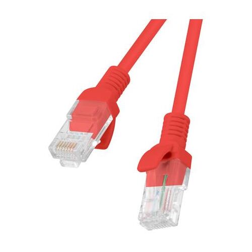 Lanberg PCU5-10CC-0150-R câble de réseau Rouge 1,5 m Cat5e U/UTP (UTP)