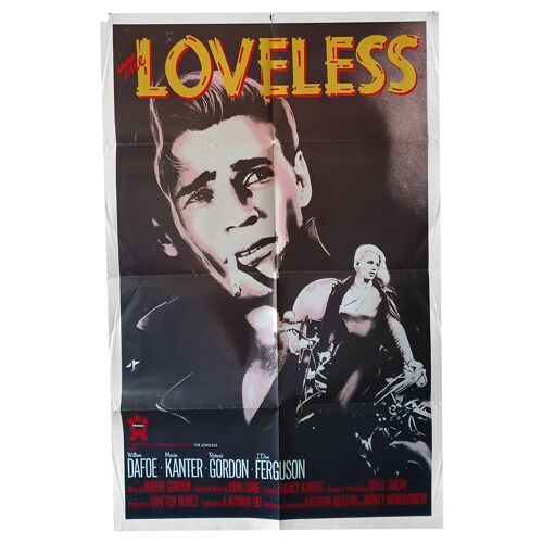 The Loveless - Véritable Affiche Américaine De Cinéma Pliée - Format 69x104 Cm - De Kathryn Bigelow Avec Willem Dafoe, Marin Kanter, Robert Gordon, J. Don Ferguson - 1981