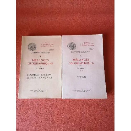 Mélanges Géographiques À Ph. Arbos ( Eo Numérotée 1953 )