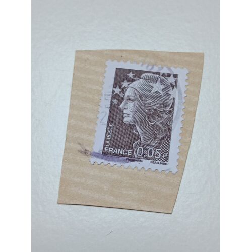 Timbre France 0,05 € Oblitere Yvert N° 4227 Type Marianne De Beaujard Bistre Noir De 2008