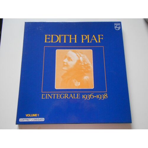 Edith Piaf : L'Integrale 1936-1938 Volume 1 (Coffret 3lp)