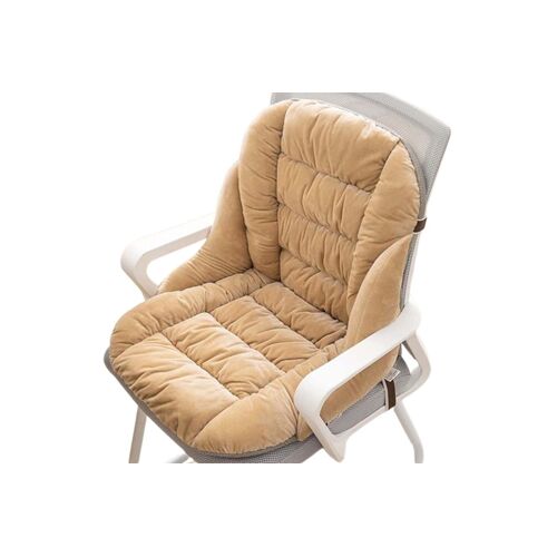 Coussin de siège avec dossier intégré et sangles pour une utilisation au bureau et à la maison