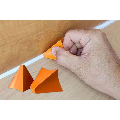 Kit d'outils pour mastic silicone - 2 pièces (grand et petit) pour la finition des joints et le retrait du mastic