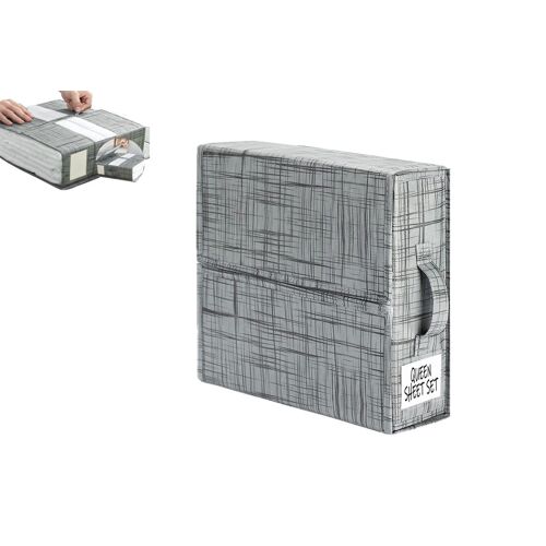 Organisateur De Draps Pliable Avec Poignée Pour Un Rangement Et Un Accès Faciles
