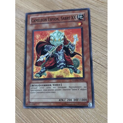 Carte Yu‑Gi‑Oh – Caméléon Espion Sabre Xx – Anpr-Fr036 