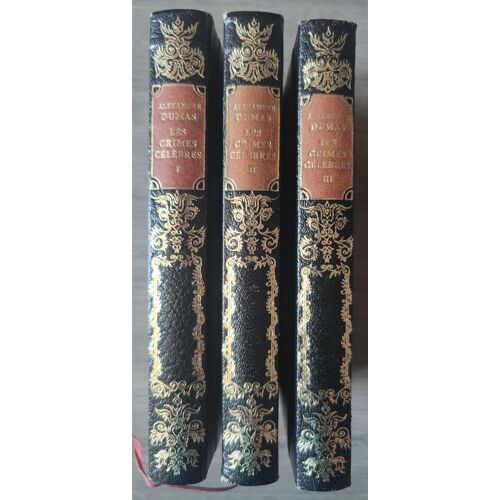 Alexandre Dumas – Les Crimes Célèbres – Collection François Beauval 1969 – 3 Tomes