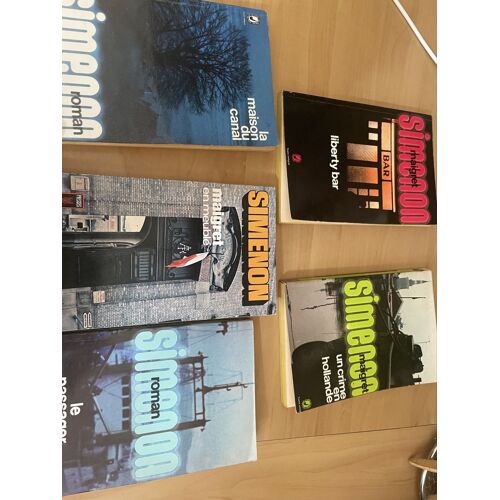 Lot 5 Livres Simenon