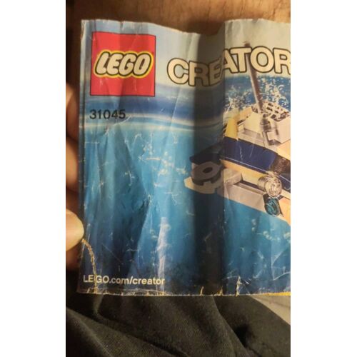 Notice seule LEGO Creator 31045 l explorateur des océans sea ocean explorer mode d'emploi seul guide de construction pas à pas en 33 étapes au format dit à l'italienne - 27 pages