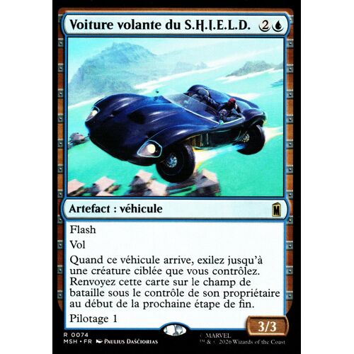 Voiture Volante Du S.H.I.E.L.D. - Magic - Marvel Super Heroes - Vf - R - 74