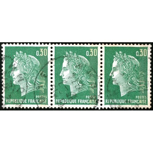 Trois Timbres Oblitérés République Française , Postes 0.30