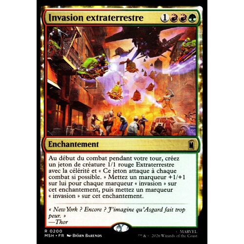 Invasion Extraterrestre - Magic - Marvel Super Heroes - Vf - R - 200