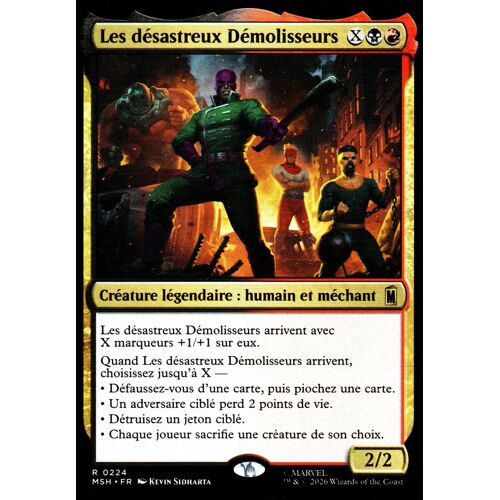 Les Désastreux Démolisseurs - Magic - Marvel Super Heroes - Vf - R - 224