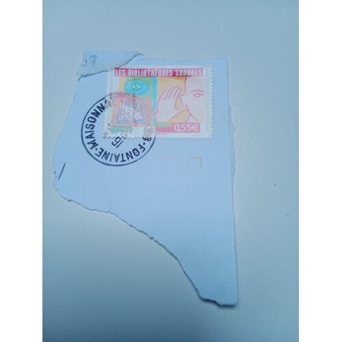 Timbre France Oblitéré 0,55€ Yvert N° 4160 Les Bibliotheques Sonores De 2008