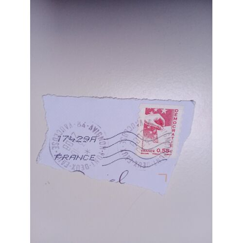 Timbre France Oblitéré 0,55€ Yvert N° 4198, Et 176democratie, Main Glissant Un Bulletin De Vote Dans Une Urne, Autoadhesif De 2008