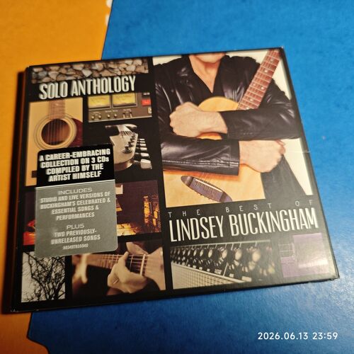 Lindsey Buckingham ‎– Solo Anthology: The Best Of Lindsey Buckingham 3 × Cd, Compilation, Deluxe Edition, Remastered