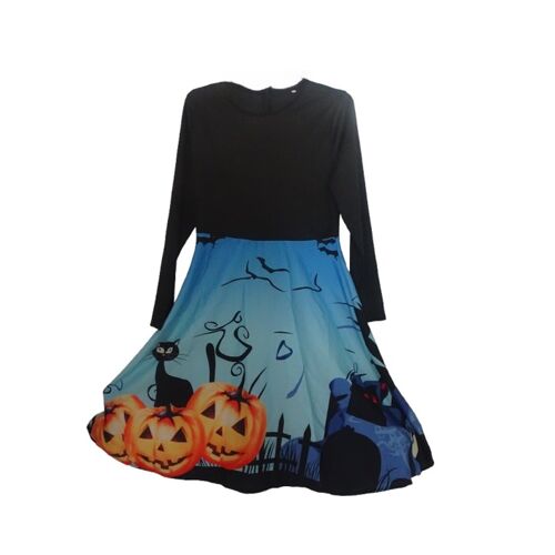 Robe Halloween (Citrouilles + Chats)