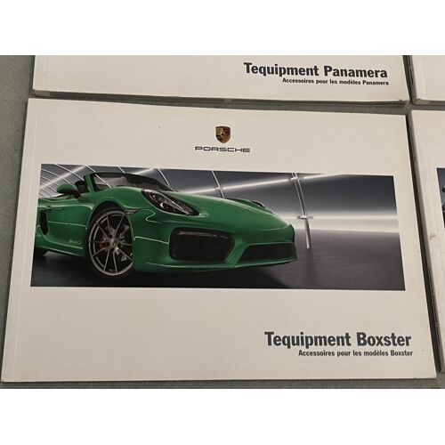 Livre Brochure Magazine Porsche Tequipment Boxster Édition 2014 Germany Language Francais