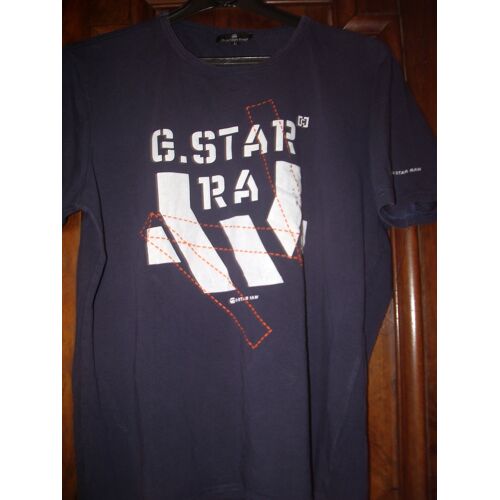 Tee-Shirt G-Star Taille L Bleu Marine