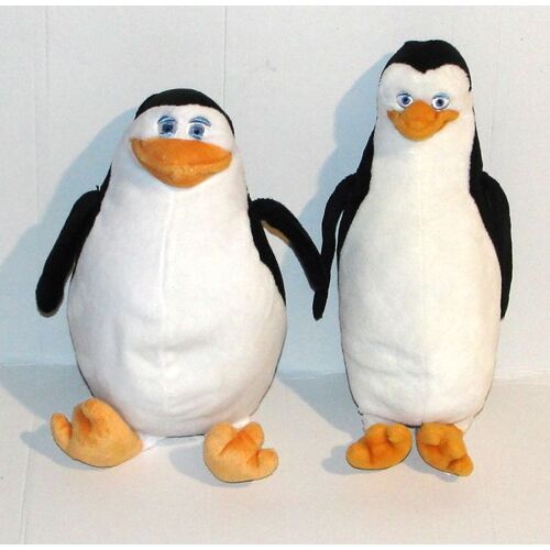 peluche les pingouins de madagascar dreamworks lot commandant soldat gipsy