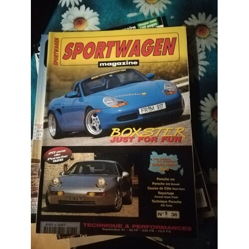 Sportwagen 36 De 1997 Boxster,928 S4,Polak,911 3.6,911 Turbo 3.3,911 2.7