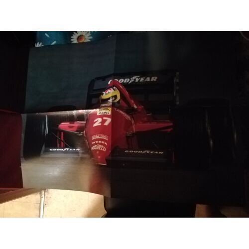 Poster Alboreto Ferrari F186 1986