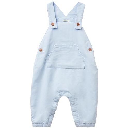 Benetton, Salopette En Velours, Taille: 12-18, Bleu Ciel, Enfants