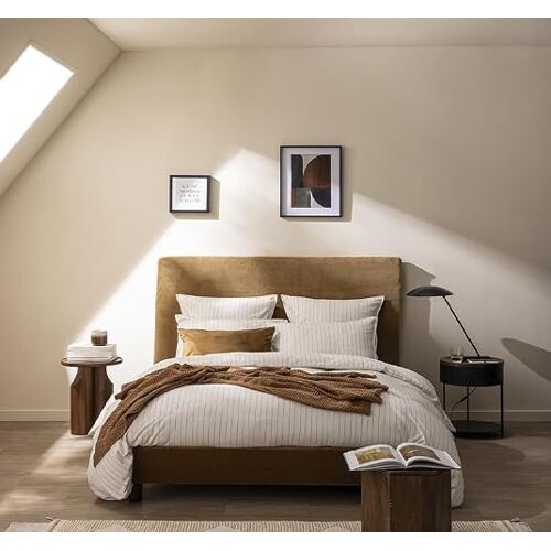 Housse De Couette En Flanelle De Coton Écru 200 X 200 Cm