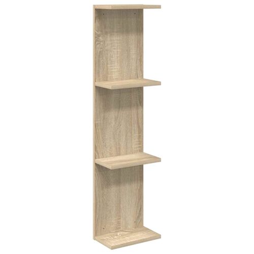 vidaXL Étagère Murale Chêne Sonoma 25 x 15 x 100 cm Bois d'ingénierie