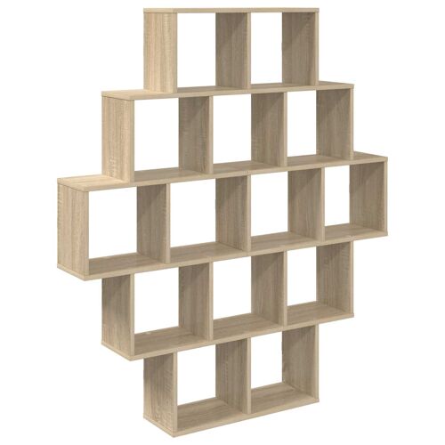 vidaXL Étagère Murale Chêne Sonoma 120 x 20 x 136 cm Bois d'ingénierie
