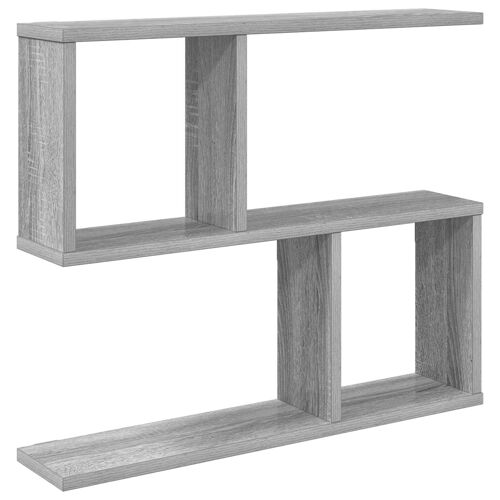 vidaXL Étagère Murale Sonoma gris 60 x 12 x 50,5 cm Bois d'ingénierie