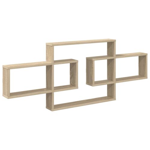 vidaXL Étagère Murale Chêne Sonoma 130 x 10 x 50 cm Bois d'ingénierie
