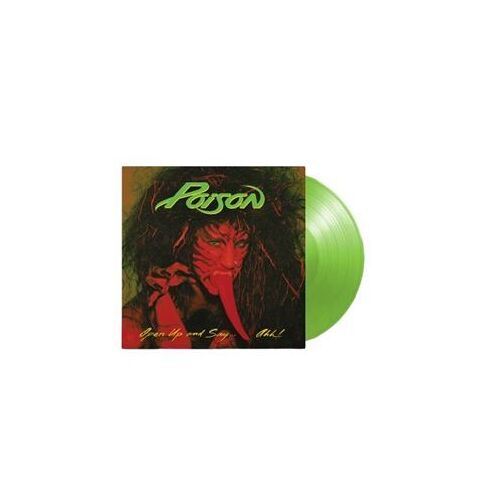 Vinyle Lp Poison Open Up & Say Ahh Noname Édition Limitée Vert Néon