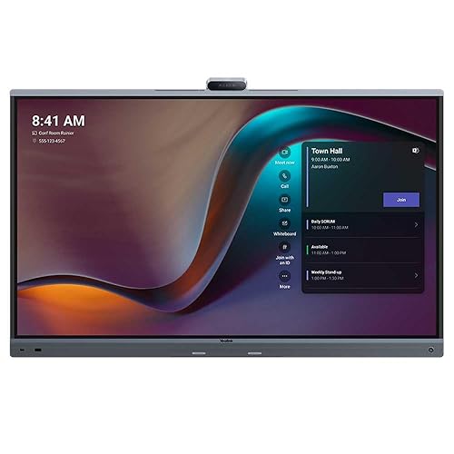 Yealink MeetingBoard 65 Pro - 65" écran LCD rétro-éclairé par LED - interactive - avec tableau blanc interactif intégré, écran tactile (multi-touch), caméra 4K et réseau de 16 microphones - Android - 4K UHD (2160p) 3840 x 2160...