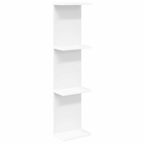 vidaXL Étagère Murale Blanc 25 x 15 x 100 cm Bois d'ingénierie