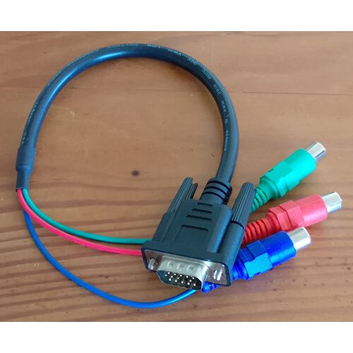 Adaptateur VGA mâle vers RCA femelle