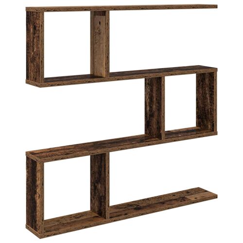 vidaXL Étagère Murale Bois ancien 80 x 12 x 79,5 cm Bois d'ingénierie