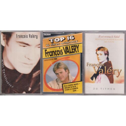 Francois Valery Lot De 3 K7 Cassettes Audio Tape