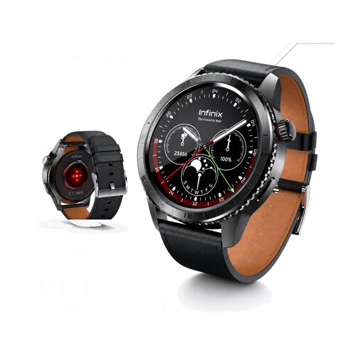 Infinix XW5E - Montre connectée AMOLED 1,43 po, 12 jours, IP68 - noir