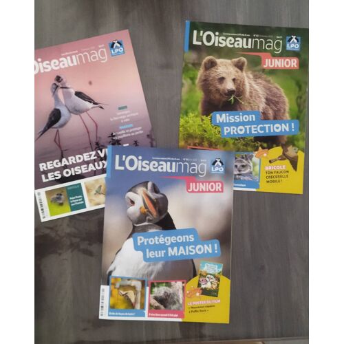 Lot De 3 Magazines Neufs De L Oiseau Mag