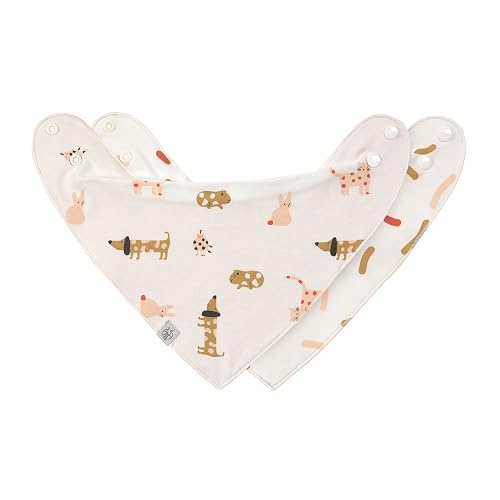 Little Mateys Lot De 2 Bavoirs Bandanas Orange Épicée De Lässig