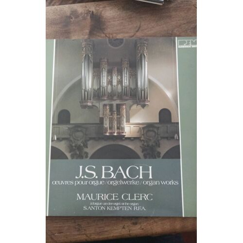 Bach ?uvre Pour Orgue Maurice Clerc Orgue S.Anton Kempten Rfa Vinyle