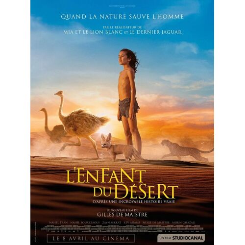 L'Enfant Du Désert - Affiche Originale De Cinéma - Format 120x160 Cm - Un Film De Gilles De Maistre Avec Kev Adams, Nahel Tran, Nahïl Bouazzaoui, Neige De Maistre, Adriane Gradziel - Année 2026