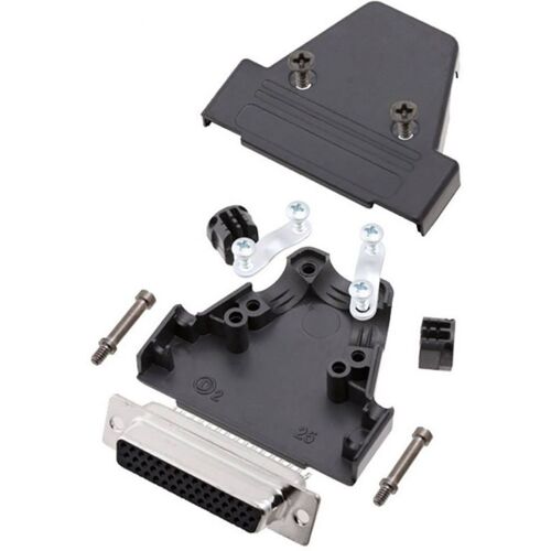 encitech TRI-P-25-HDS44-K 6355-0068-13 Capot SUB-D Nombre de pôles (num): 44 matière plastique noir 1 pc(s)