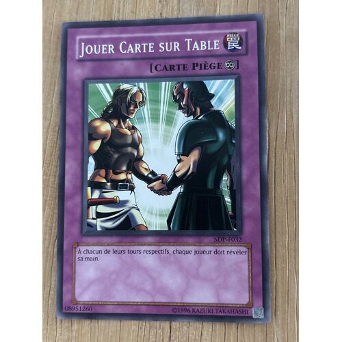Carte Yu‑Gi‑Oh – Jouer Carte Sur Table – Sdp‑F032