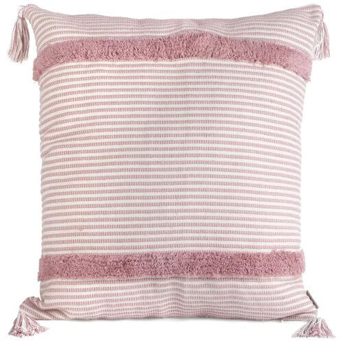 Eurofirany 405727 Taie D'oreiller Rose 60 X 60 Cm Polyester