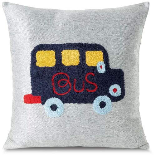 Eurofirany 421684 Taie D'oreiller Argent 45 X 45 Cm Polyester