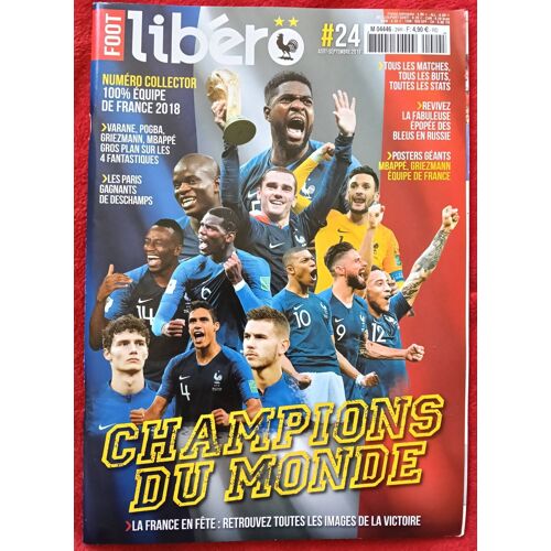 Foot Libéro #24 -Numéro Collector-Champion Du Monde