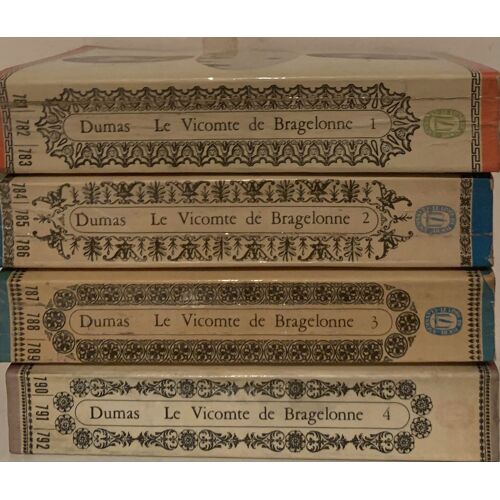 Le Vicomte De Bragelonne - 1962 - Par Alexandre Dumas -4 Tomes - Littérature Française -