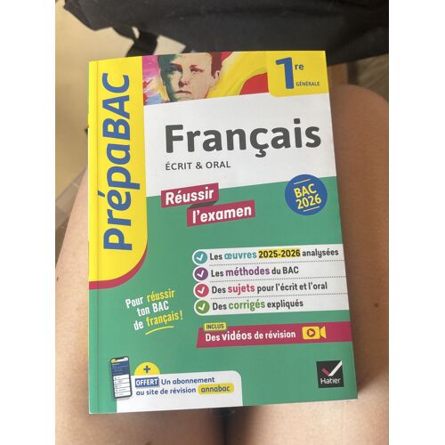 Prépa Bac Français Oral Et Écrit Première Générale